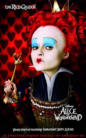 Red Queen Alice in Wonderland poster
