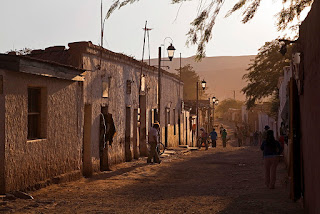 Dusty street at the desert village San Pedro de Atacama, Chile, South America (Credit: robertharding.com) Click to Enlarge.