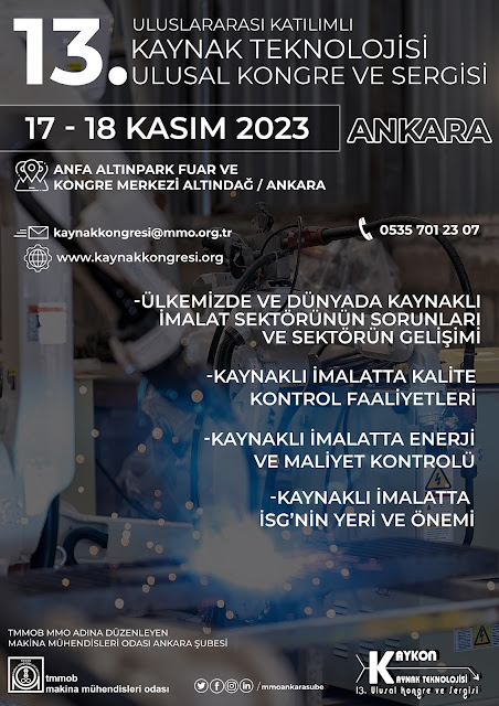 Kaynak Teknolojisi 13. Ulusal Kongre ve Sergisi 2023