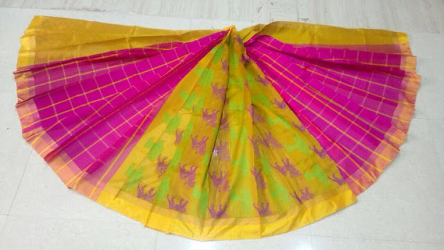 Handloom pattu jakard patli designer saree