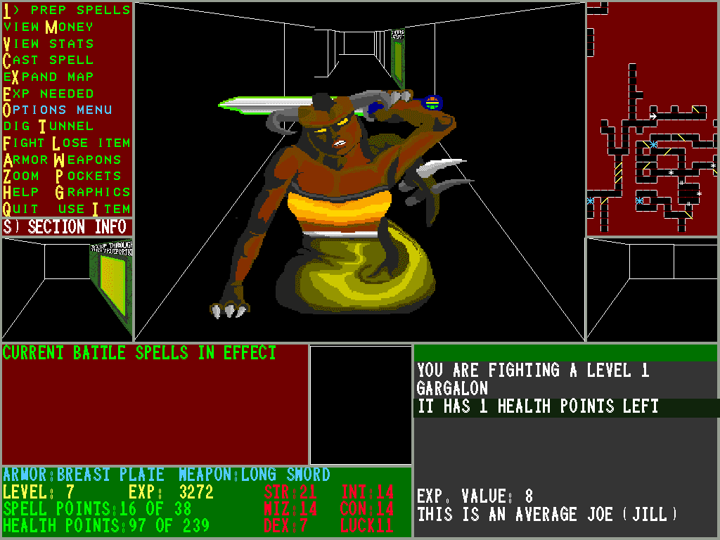 The CRPG Addict Game 480 Dungeons of the Unforgiven (1993) image pic