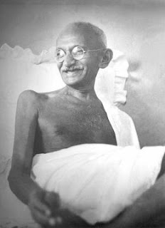 Gandhiji smiling