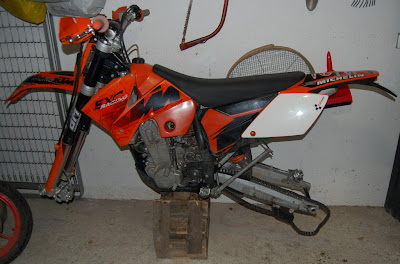 La KTM sin ruedas