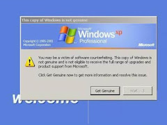 Cara Mudah Untuk Membuang Warning XP Not Genuine