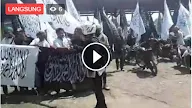 Wow Mengejutkan! Panji Rasulullah Berkibar di Ujung Timur Indonesia dan diarak Keliling Kota di Papua