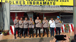 Wakapolres Indramayu Cek Kelengkapan Pos Pelayanan Lingkar Lohbener Dalam Rangka Operasi Ketupat Lodaya 2024