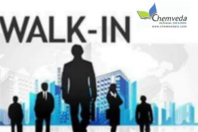 Chemveda | Walk-in for R&D on 11 Jan 2020 | Pharma Jobs in Hyderabad