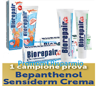 Logo Campioni omaggio Biorepair e Bepanthenol