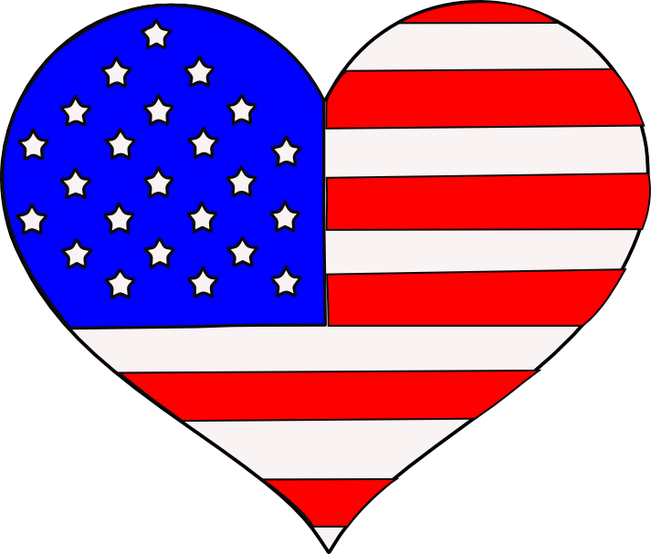 Download Short 'N Scrappy: American Flag Heart