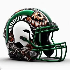 Michigan State Spartans Halloween Concept Helmets