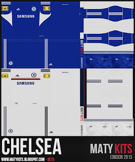 Chelsea Kits 13-14 by MatyKits