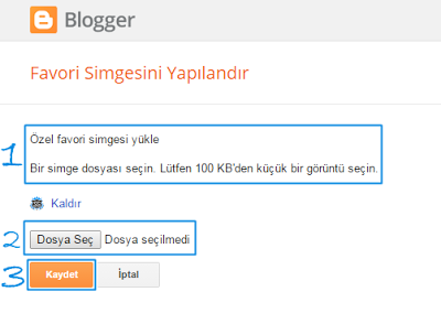 Blogger Favicon Ekleme