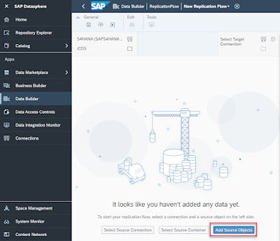 SAP Datasphere Replication Flow from S/4HANA to Azure Data Lake