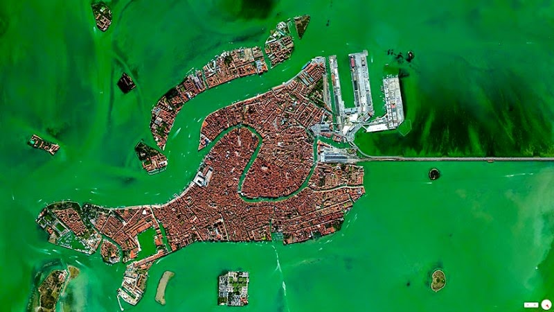 6. Venice, Italy - 17 Breathtaking Satellite Photos That Will Change How You See Our World