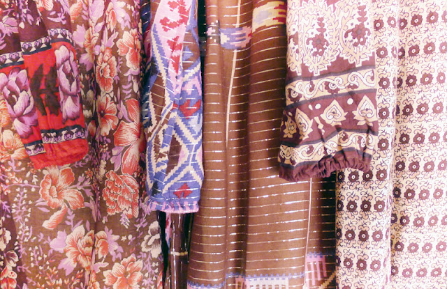 sheer indian cotton ikat dress