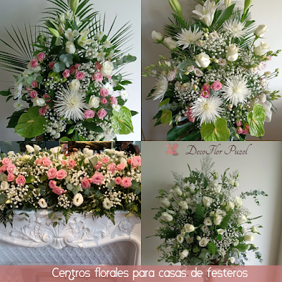 Centros florales para casas de festeros Septiembre 2022 - Deco Flor Puzol