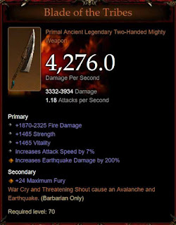 primal ancient blade of the tribes