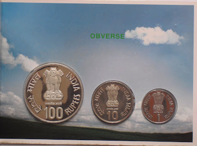 maharana pratap proof set obverse