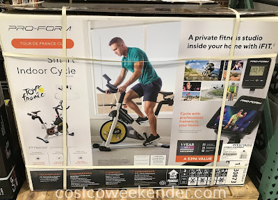 Work out or burn off those calories with the Pro-Form Tour de France CLC Smart Indoor Cycle