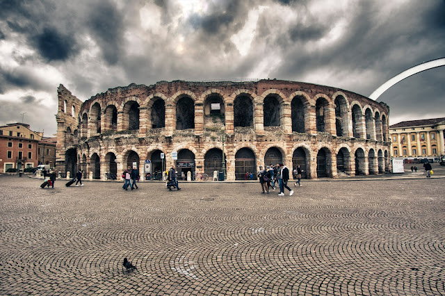 Piazza Bra ed Arena di Verona