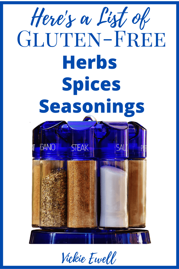 Here's a Huge List of Gluten-Free Herbs, Spices, and Seasonings. Includes brand names and what you need to know if you're super sensitive to gluten.