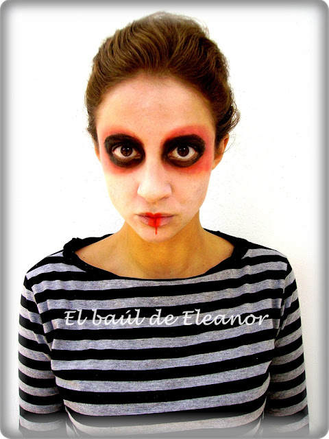 Maquillaje Fantasía Halloween Loco Manicomio