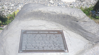 Indian Totem Poles plaque of Brockton Point, Stanley Park, Vancouver