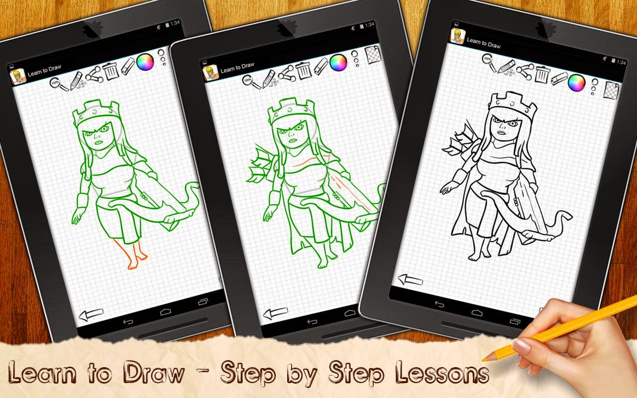 Droidnology Aplikasi Android Membuat Gambar Clash Of Clans