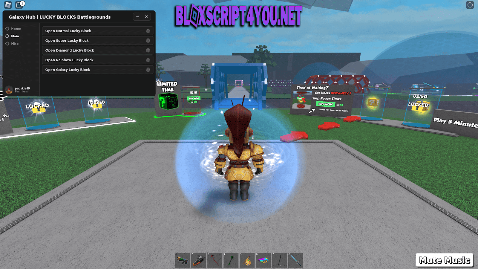 Roblox Script - LUCKY BLOCKS Battlegrounds