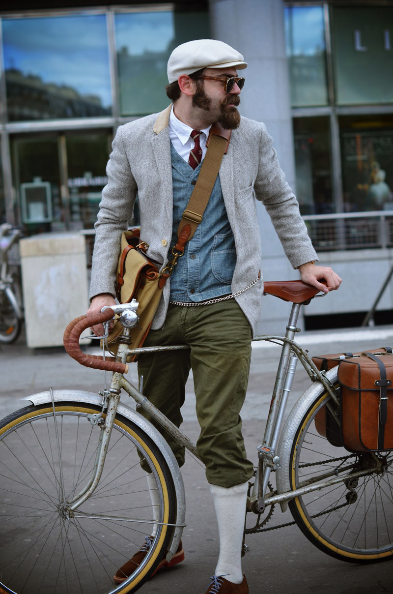 Ride Bérêt Baguette 2013 #RBB2013 retro bikes parisian cruise vintage clothes congés payés de 1936