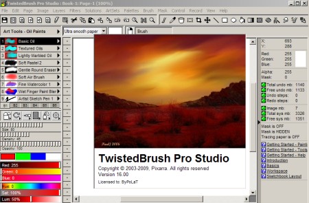 Pixarra TwistedBrush Pro Studio