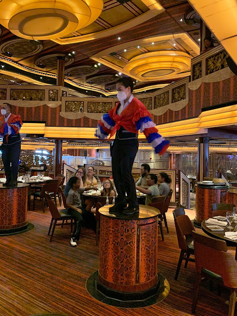 dancing waiters