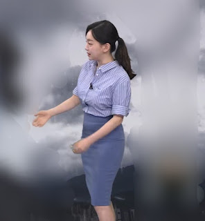 20250517 강아랑 기상캐스터 세젤예 코디 진짜 예쁜 옷 미니스커트