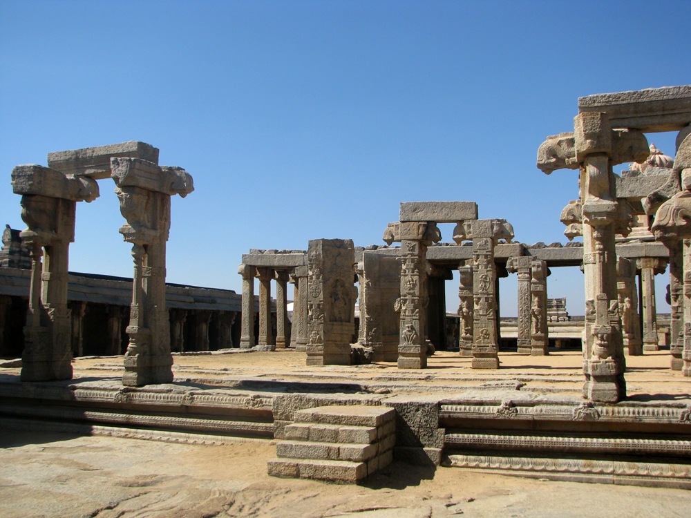 Beautiful wedding hall is incomplete with only pillars