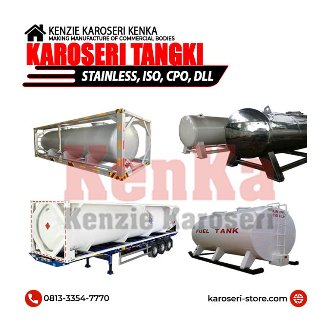 Jual Karoseri Tangki CPO - ISO Tank - Stainless