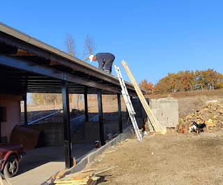 Bekir starts his day on the roof