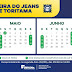 Calendario das Feiras do Jeans em Toritama a partir do Mês 5 