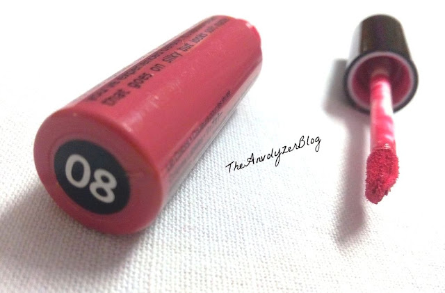 Review Swatches Miss Claire Soft Matte Lip Cream in Shade 08