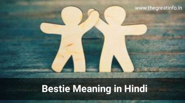 Bestie meaning in Hindi - Bestie का मतलब क्या होता है