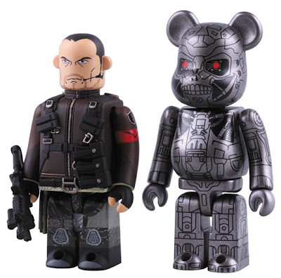 Terminator Salvation 100% Kubrick and Be@rbrick Set - John Conner Kubrick & T-600 Be@rbrick