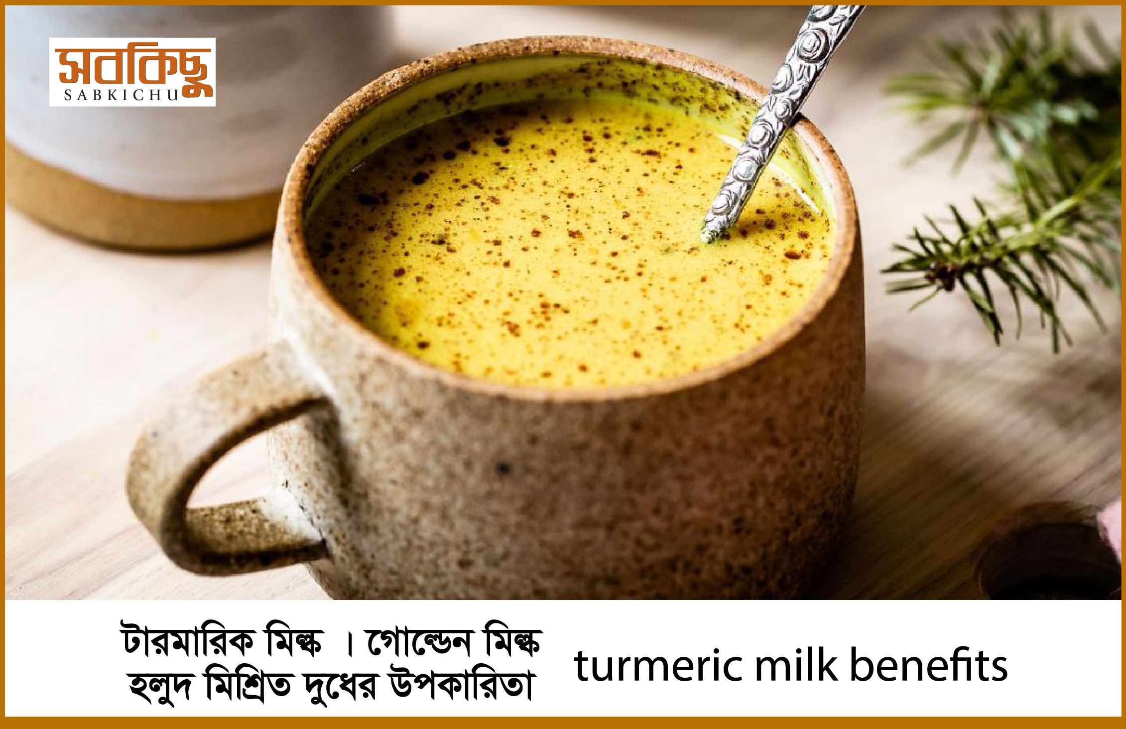 টারমারিক মিল্ক  গোল্ডেন মিল্ক  হলুদ মিশ্রিত দুধের উপকারিতা  turmeric milk benefits