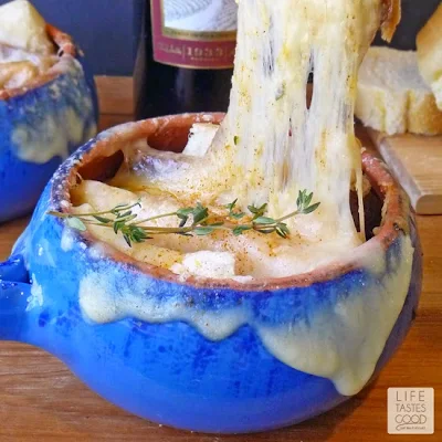 Cheesy French Onion Soup Recipe | by Life Tastes Good