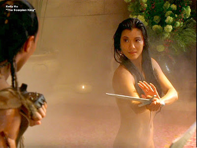 Kelly Hu Topless and Exposed Crotch in The Scorpion King kelly hu topless