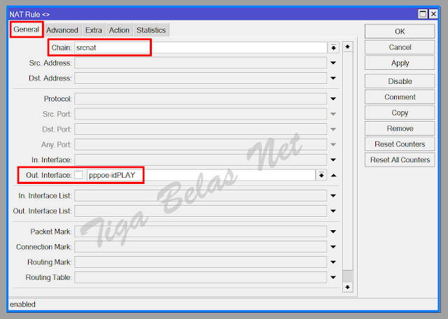 Konfigurasi PPPoE Client Pada Perangkat Mikrotik Tiga Belas Net