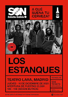 Concierto de Los Estanques en el Teatro Lara de Madrid