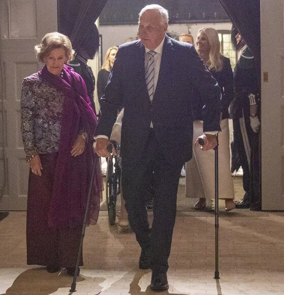 King Harald, Crown Prince Haakon, Crown Princess Mette-Marit and Princess Astrid