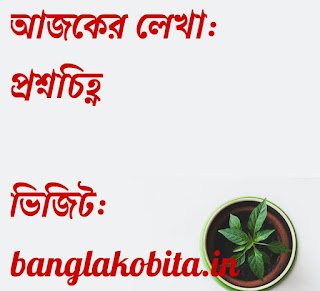 Bangla Kobita-Proshnochinho