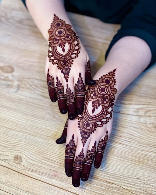 Easy Simple Mehndi Designs For Karwa Chauth