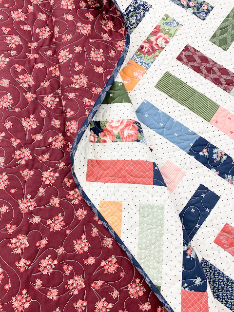 Wayward quilt in Sunnyside fabrics by Camille Roskelley for Moda Fabrics