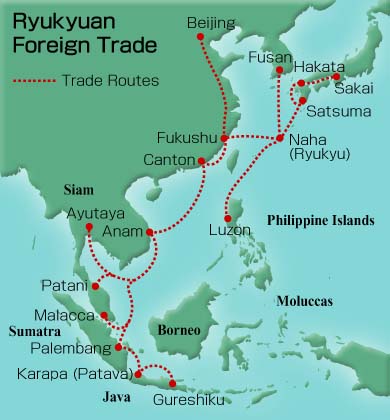 Perdagangan Kuno Kerajaan Ryukyu Jepang dengan Karapa Sunda dan Lainnya
